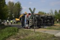 Schwerer VU LKW Zug Bergheim Kenten Koelnerstr P379